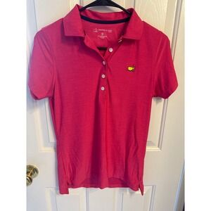 Magnolia Lane Tech Pink Masters Golf Polo Shirt Womens Small ML24P101-863